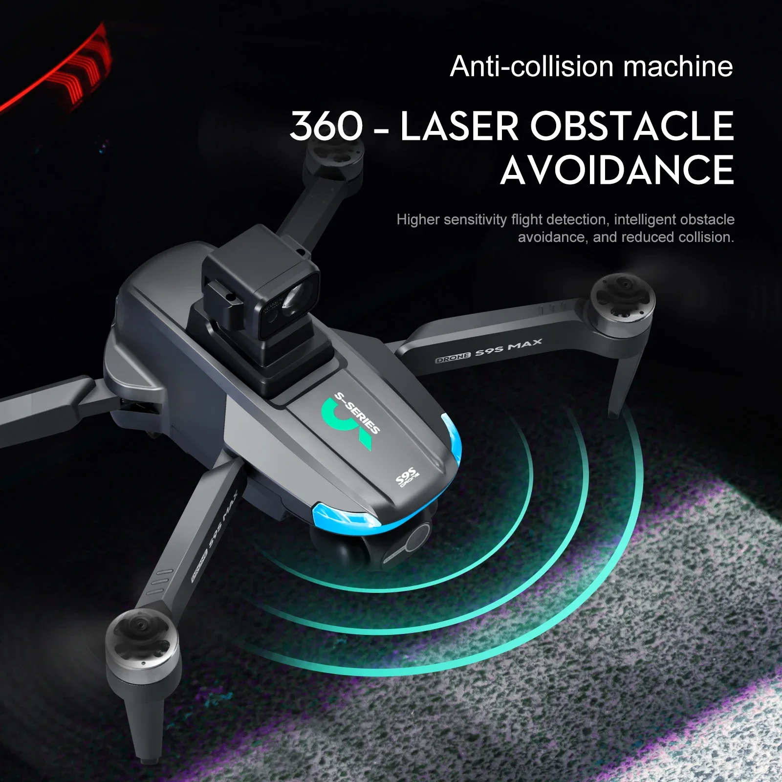 NEW S9S MAX MINI Drone 4K 2-Ax - огляд і ціна Drone Gimbal 2 Axis