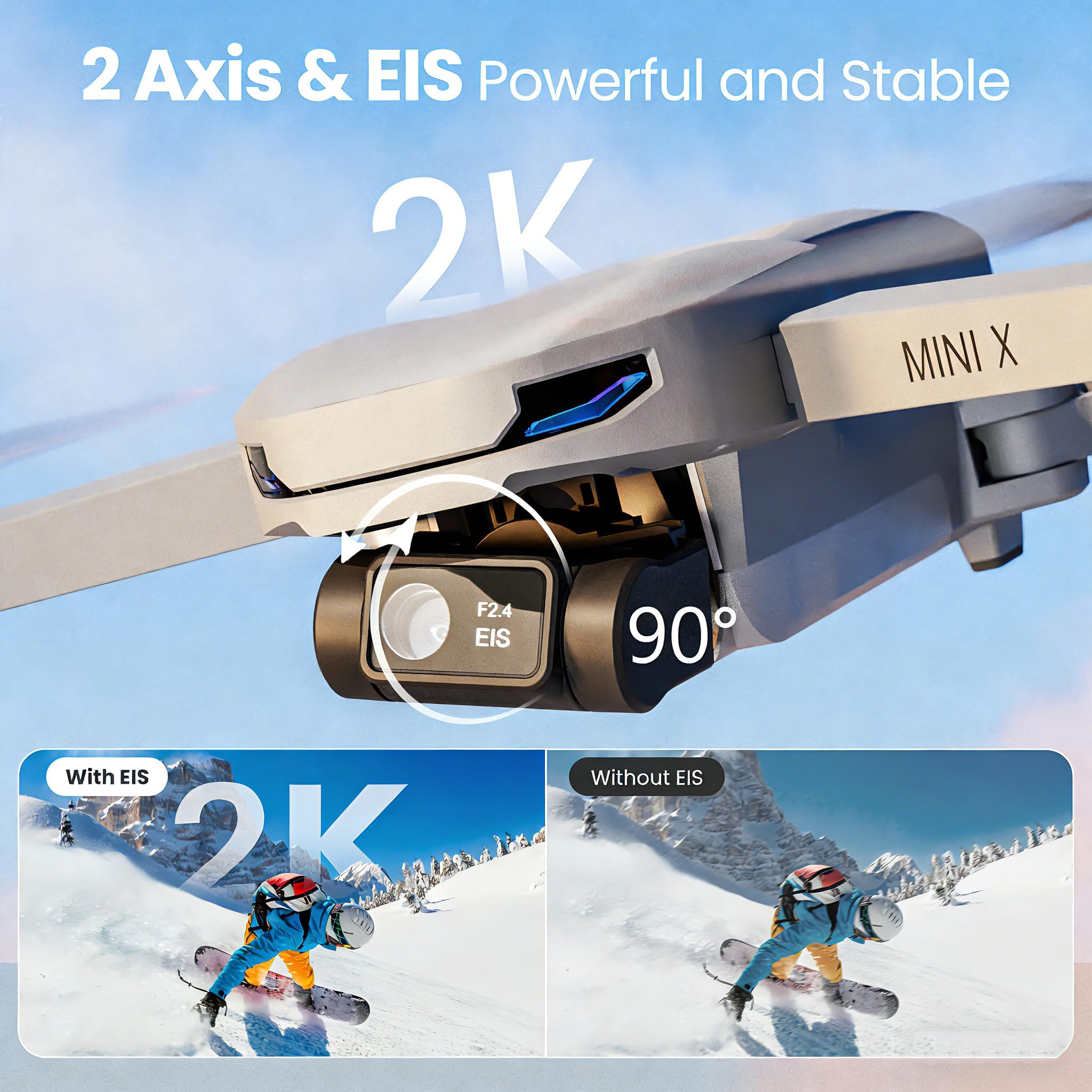 Drone with Camera for Adults,  - огляд і ціна Drone Gimbal 2 Axis